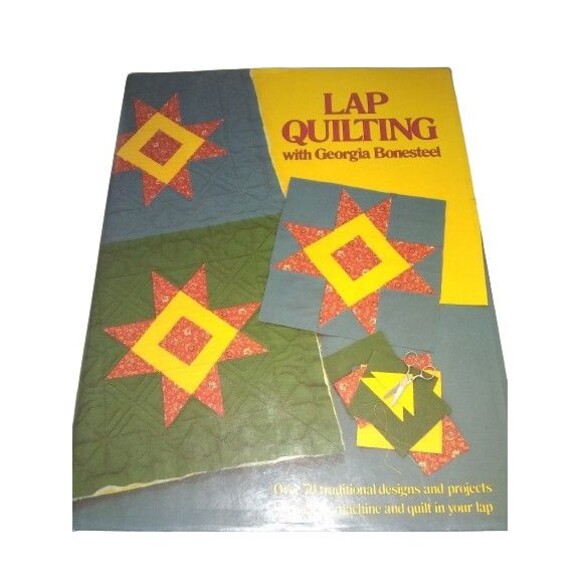 Lap Quilting and More Lap Quilting Hardcover Books By Georgia Bonesteel - Picture 2 of 4